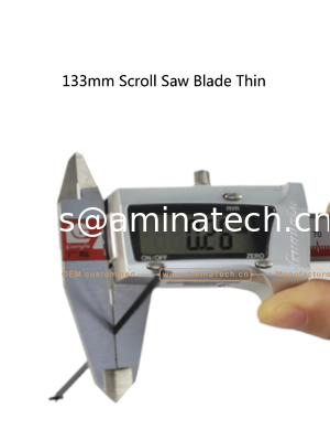133mm Scroll Saw Blade Thin, Power Cut for Carton Moulder ,Parts of power machine to cut Wood plyer or Carton supplier