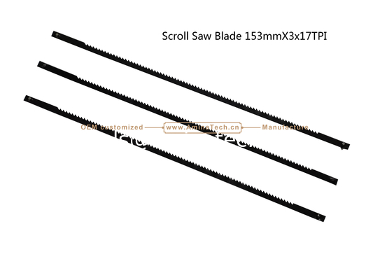 Scroll Saw Blade 153mmX3x10T/14T/17T/18T/24T Cutting wood,Plastic,Low-hardness metal supplier