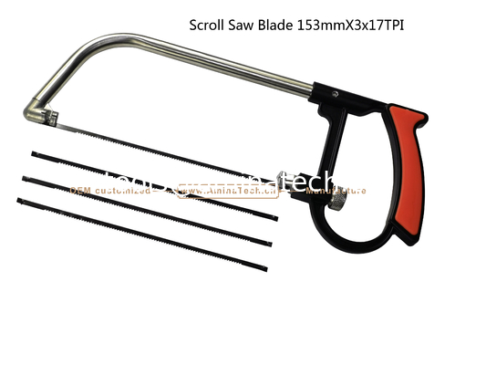 Scroll Saw Blade 153mmX3x10T/14T/17T/18T/24T Cutting wood,Plastic,Low-hardness metal supplier