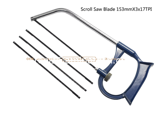 Scroll Saw Blade 153mmX3x10T/14T/17T/18T/24T Cutting wood,Plastic,Low-hardness metal supplier