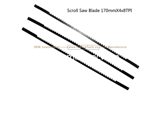 Scroll Saw Blade 170mmX4x8TPI Cutting wood,Plastic,Low-hardness metal supplier