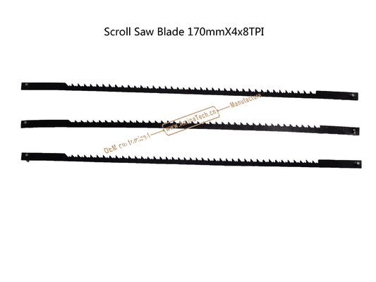 Scroll Saw Blade 170mmX4x8TPI Cutting wood,Plastic,Low-hardness metal supplier