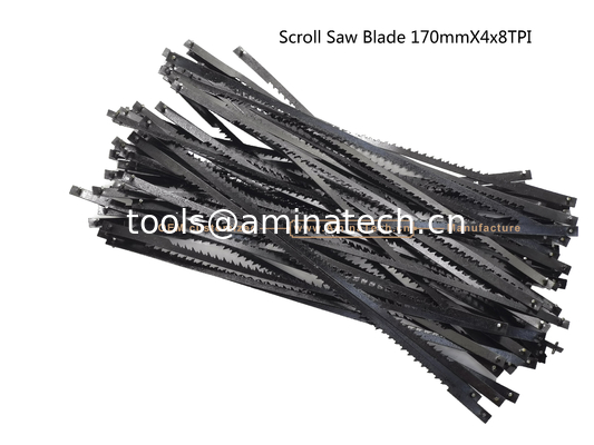 Scroll Saw Blade 170mmX4x8TPI Cutting wood,Plastic,Low-hardness metal supplier