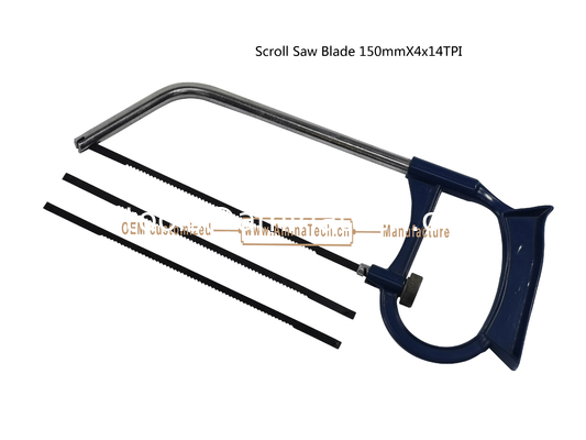 Scroll Saw Blade 150mmX4x14TPI Cutting wood,Plastic,Low-hardness metal supplier