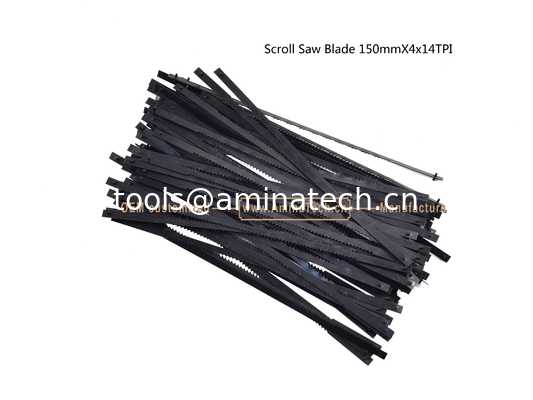 Scroll Saw Blade 150mmX4x14TPI Cutting wood,Plastic,Low-hardness metal supplier