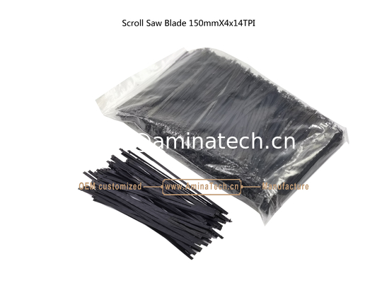 Scroll Saw Blade 150mmX4x14TPI Cutting wood,Plastic,Low-hardness metal supplier