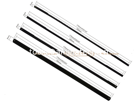 Scroll Saw Blade 170mmX4x8TPI Cutting wood,Plastic,Low-hardness metal supplier