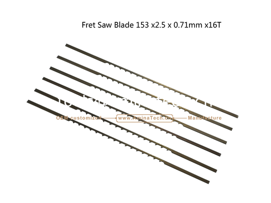 Fret Saw Blade 153x2.5x0.71mmx16T Cutting wood,Plastic supplier