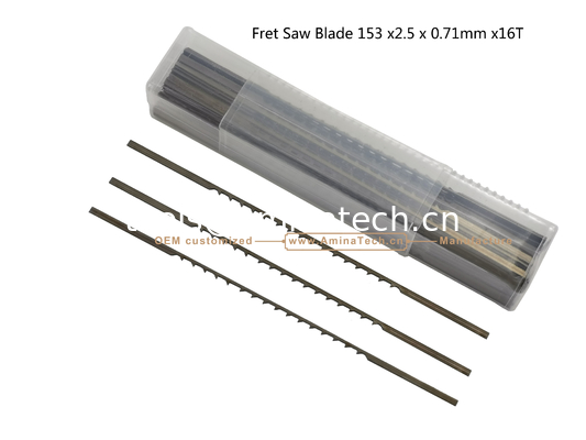 Fret Saw Blade 153x2.5x0.71mmx16T Cutting wood,Plastic supplier