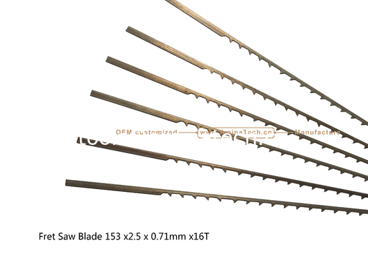 Fret Saw Blade 153x2.5x0.71mmx16T Cutting wood,Plastic supplier