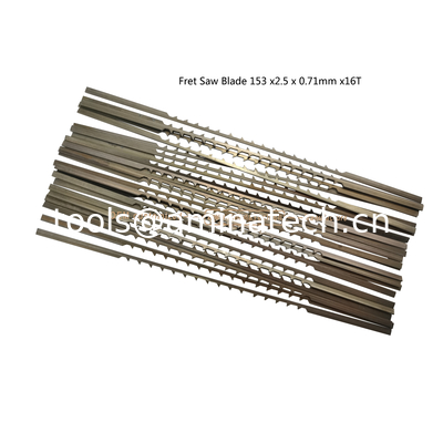 Fret Saw Blade 153x2.5x0.71mmx16T Cutting wood,Plastic supplier