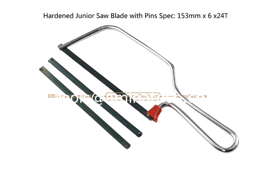 Hardened Junior Saw Blade with Pins Spec: 153mmx6x24T Cutting wood,Plastic,Low-hardness metal supplier