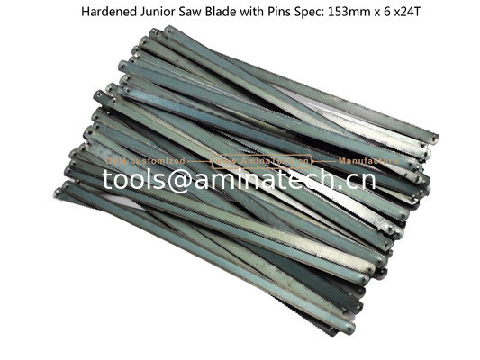Hardened Junior Saw Blade with Pins Spec: 153mmx6x24T Cutting wood,Plastic,Low-hardness metal supplier