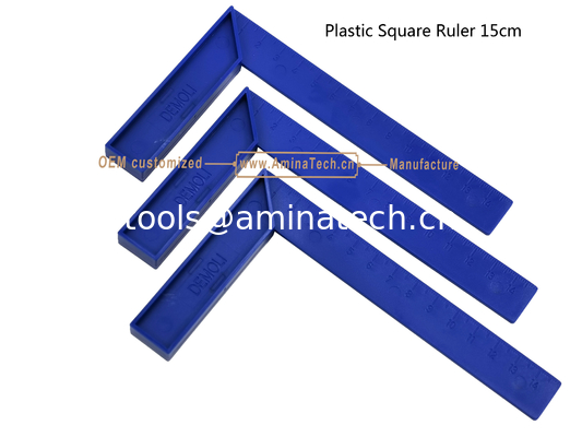 Aminatech Plastic Square Ruler 15cm For Junior Students and DIY wood work fans use. supplier