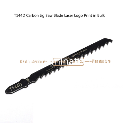 T144D Carbon Jig Saw Blade Laser Logo Print in Bulk size:100mmx8x6T, Cutting Wood,Reciprocating Saw Blade supplier