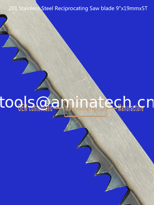201 Stainless Steel Reciprocating Saw blade 9"x19mmx5T Cutting Wood,Bamboo,Plastic,Frozen Meat,Bones supplier