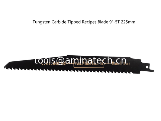 Tungsten Carbide Tipped Recipes Blade 9"-5T 225mm,Cutting Porous Concrete,Red Brick,Fiber Cement,Epoxy Resin supplier