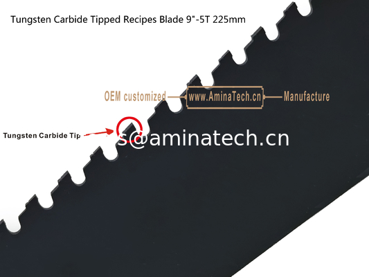 Tungsten Carbide Tipped Recipes Blade 9"-5T 225mm,Cutting Porous Concrete,Red Brick,Fiber Cement,Epoxy Resin supplier