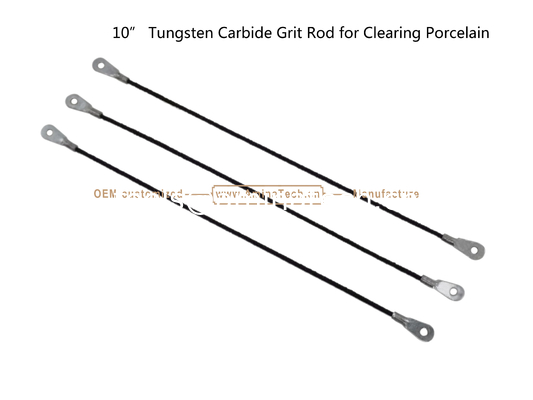 10"Tungsten Carbide Grit Rod for Clearing Porcelain,Cutting Tiles supplier