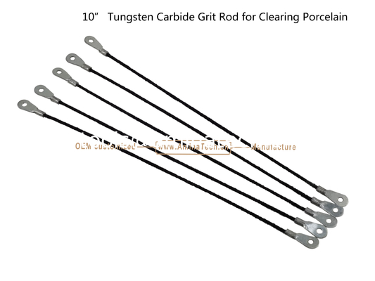 10"Tungsten Carbide Grit Rod for Clearing Porcelain,Cutting Tiles supplier