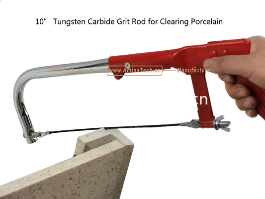 10"Tungsten Carbide Grit Rod for Clearing Porcelain,Cutting Tiles supplier