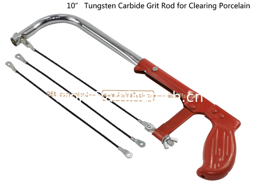 10"Tungsten Carbide Grit Rod for Clearing Porcelain,Cutting Tiles supplier