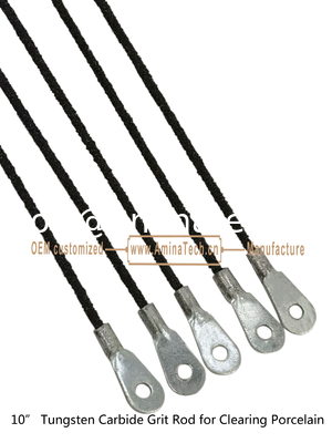 10"Tungsten Carbide Grit Rod for Clearing Porcelain,Cutting Tiles supplier