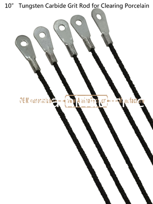 10"Tungsten Carbide Grit Rod for Clearing Porcelain,Cutting Tiles supplier
