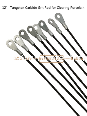 12"Tungsten Carbide Grit Rod for Clearing Porcelain,Cutting Tiles supplier