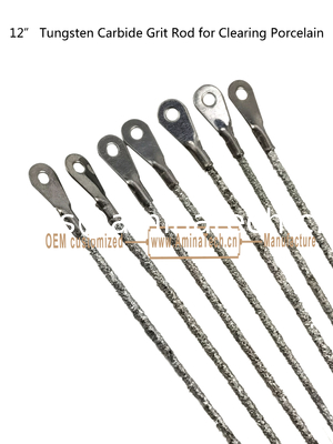 12"Tungsten Carbide Grit Rod for Clearing Porcelain,Cutting Tiles supplier