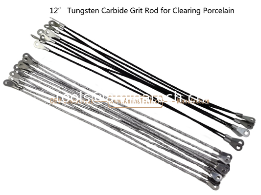 12"Tungsten Carbide Grit Rod for Clearing Porcelain,Cutting Tiles supplier