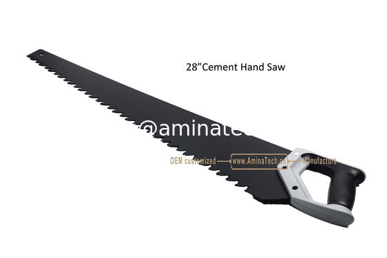 28"Cement Hand Saw,Carbon Steel,Tungsten Carbide Tip,Rubberized Handle,Cutting Cement,Concrete supplier