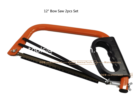 12" Bow Saw 2pcs Set,Cut wood,Plastic,Steel Pipe,Cutting the water Pipe supplier