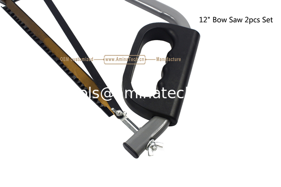 12" Bow Saw 2pcs Set,Cut wood,Plastic,Steel Pipe,Cutting the water Pipe supplier