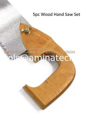 5pc Wood Hand Saw Set,Size:495mm,300mm,298mm,252mm,225mm,Cutting Wood,Pruning the Garden supplier