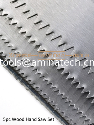 5pc Wood Hand Saw Set,Size:495mm,300mm,298mm,252mm,225mm,Cutting Wood,Pruning the Garden supplier