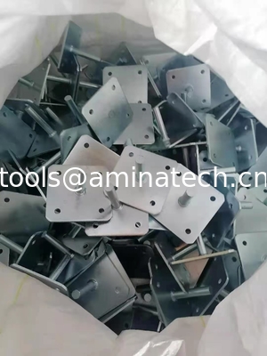 Aminatech Scaffolding Base Plate150mm Size:150mmX150X100Xφ18,Scaffoding Base supplier