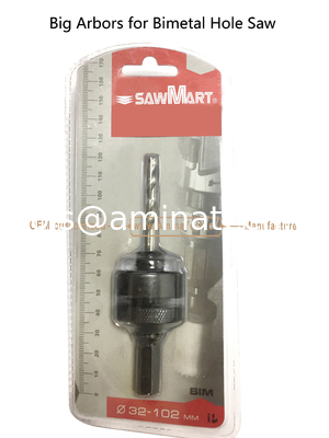 Big Arbors for Bimetal Hole Saw,φ32-102mm,Big Arbors for Bimetal Hole Saw, Center Drill Bit,Drill bit Extensio supplier