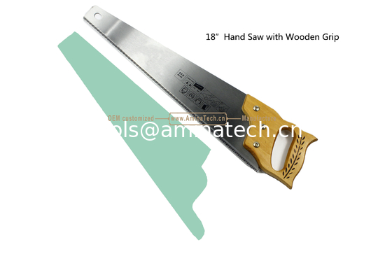 Aminatech 18”Hand Saw with Wooden Grip,Cutting Wood,Pruning the Garden supplier