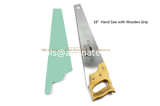 Aminatech 18”Hand Saw with Wooden Grip,Cutting Wood,Pruning the Garden supplier