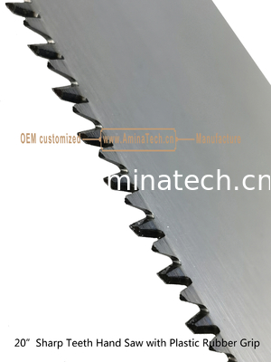 Aminatech 20"Sharp Teeth Hand Saw with Plastic Rubber Grip,Cutting Wood supplier