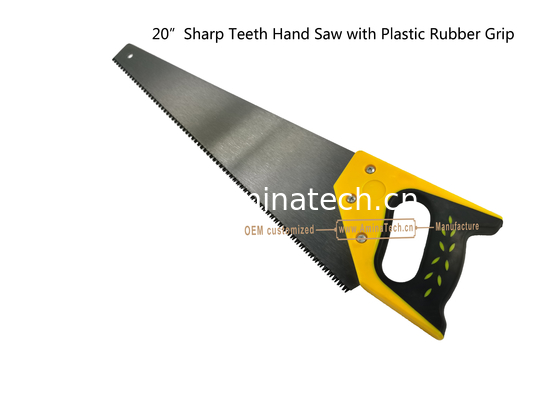 Aminatech 20"Sharp Teeth Hand Saw with Plastic Rubber Grip,Cutting Wood supplier