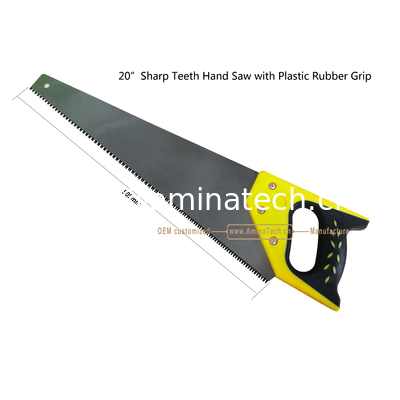 Aminatech 20"Sharp Teeth Hand Saw with Plastic Rubber Grip,Cutting Wood supplier