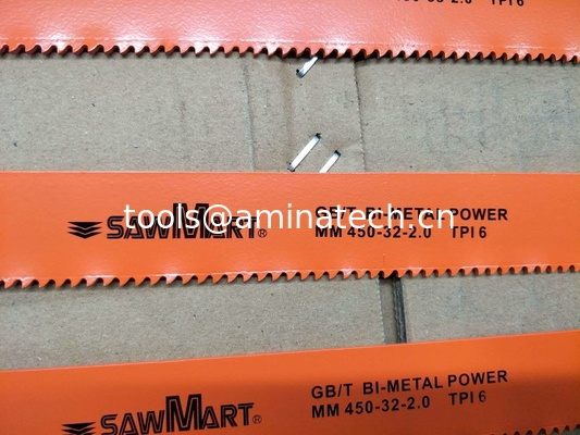 M42 8% Cobalt Power Saw Blade 450mm-38-2.0-6T ,Machine Saw Blade supplier