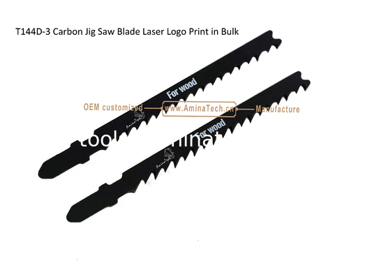 T144D-3 Carbon Jig Saw Blade Laser Logo Print in Bulk,Size:100mmx8x6T,Cutting Woods,Reciprocating Saw Blade supplier