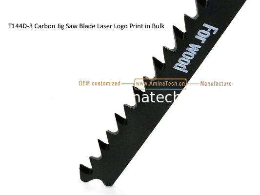 T144D-3 Carbon Jig Saw Blade Laser Logo Print in Bulk,Size:100mmx8x6T,Cutting Woods,Reciprocating Saw Blade supplier