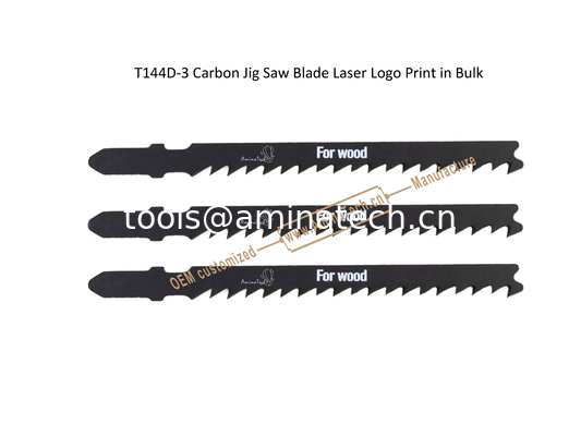 T144D-3 Carbon Jig Saw Blade Laser Logo Print in Bulk,Size:100mmx8x6T,Cutting Woods,Reciprocating Saw Blade supplier