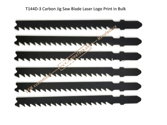 T144D-3 Carbon Jig Saw Blade Laser Logo Print in Bulk,Size:100mmx8x6T,Cutting Woods,Reciprocating Saw Blade supplier