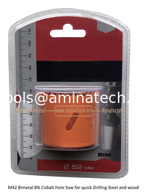M42 Bimetal 8% Cobalt Hole Saw for quick Drilling Steel and wood,Power Tools supplier