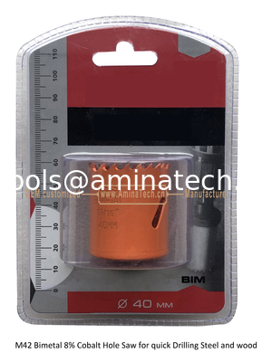 M42 Bimetal 8% Cobalt Hole Saw for quick Drilling Steel and wood,Power Tools supplier